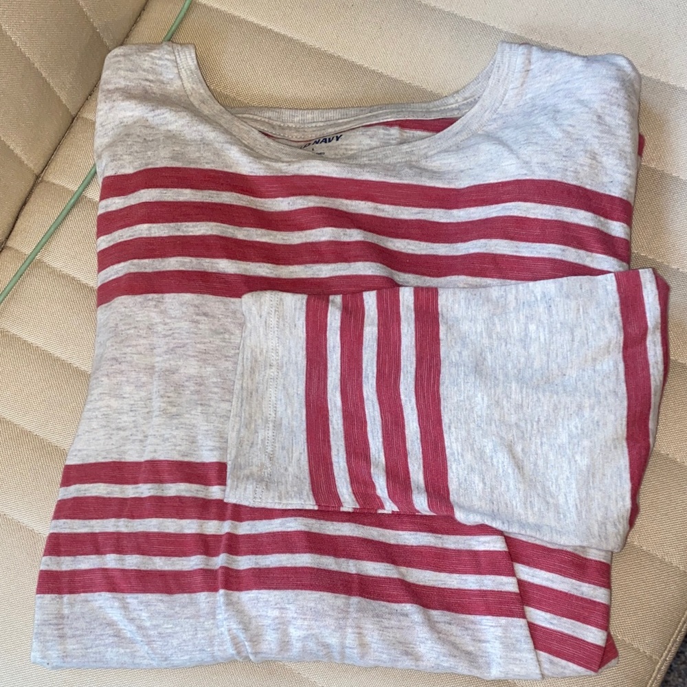 EUC OLD NAVY Striped L/S Tee L